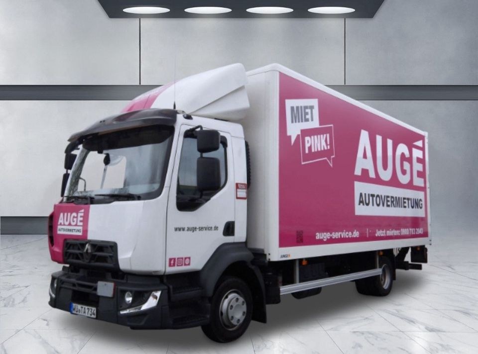LKW 7,5 t Koffer mit Hebebühne mieten bei Augé – fair & flexibel