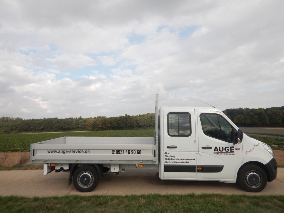 Renault Master Doppelkabine Pritsche mieten bei Augé – 2