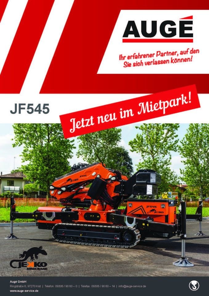 Minikran Jekko JF545 mieten bei Augé – für schwere Lasten – Thumbnail 17