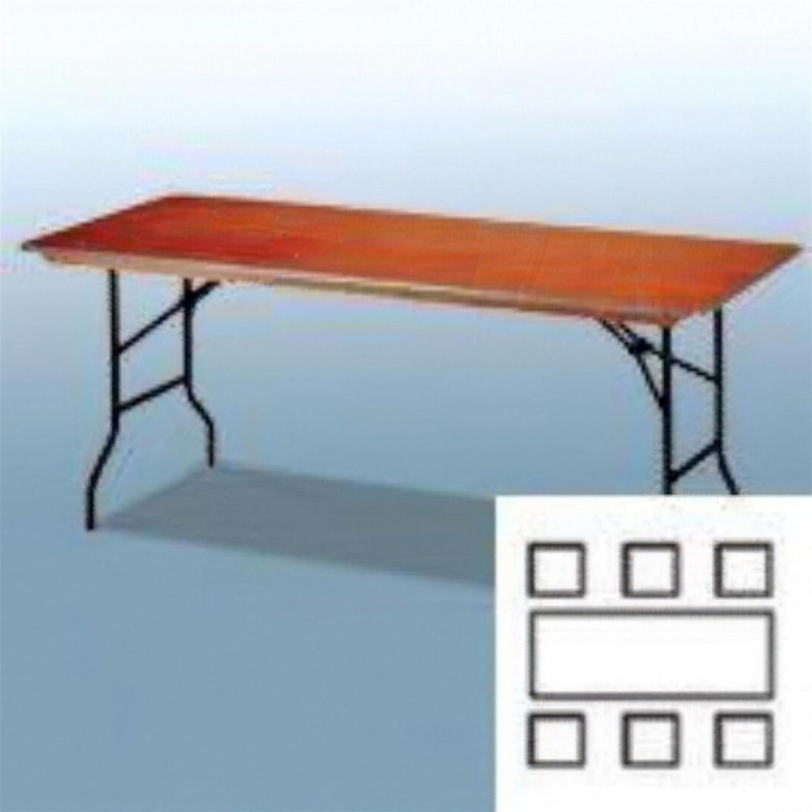 Bankett-Tisch 183x76cm mieten in Frankfurt am Main