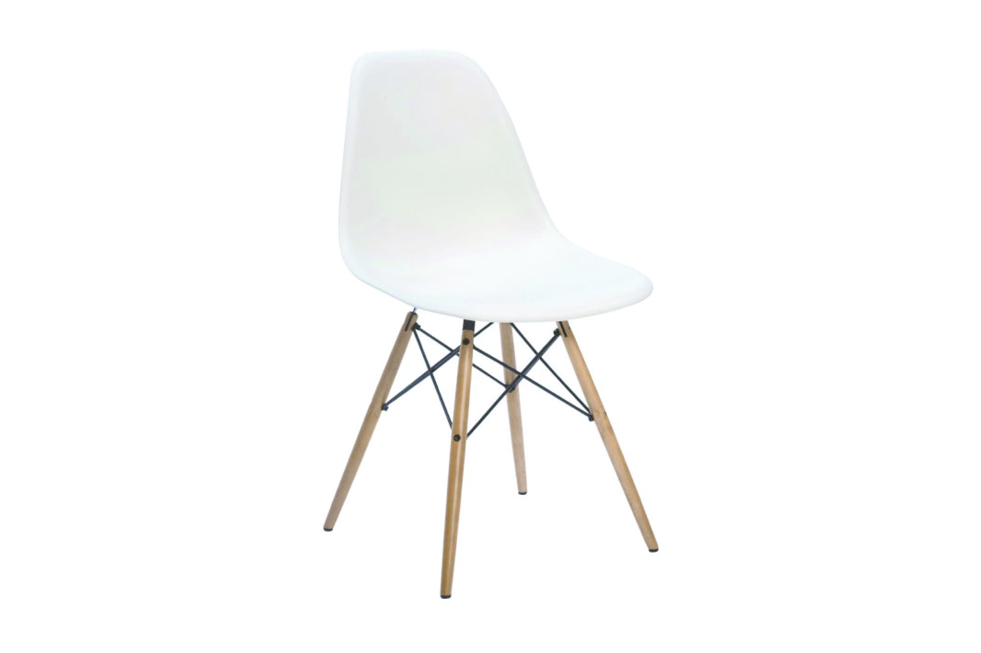 PLASTIC SIDECHAIR WOOD - Weiß mieten bei JMT Deutschland GmbH