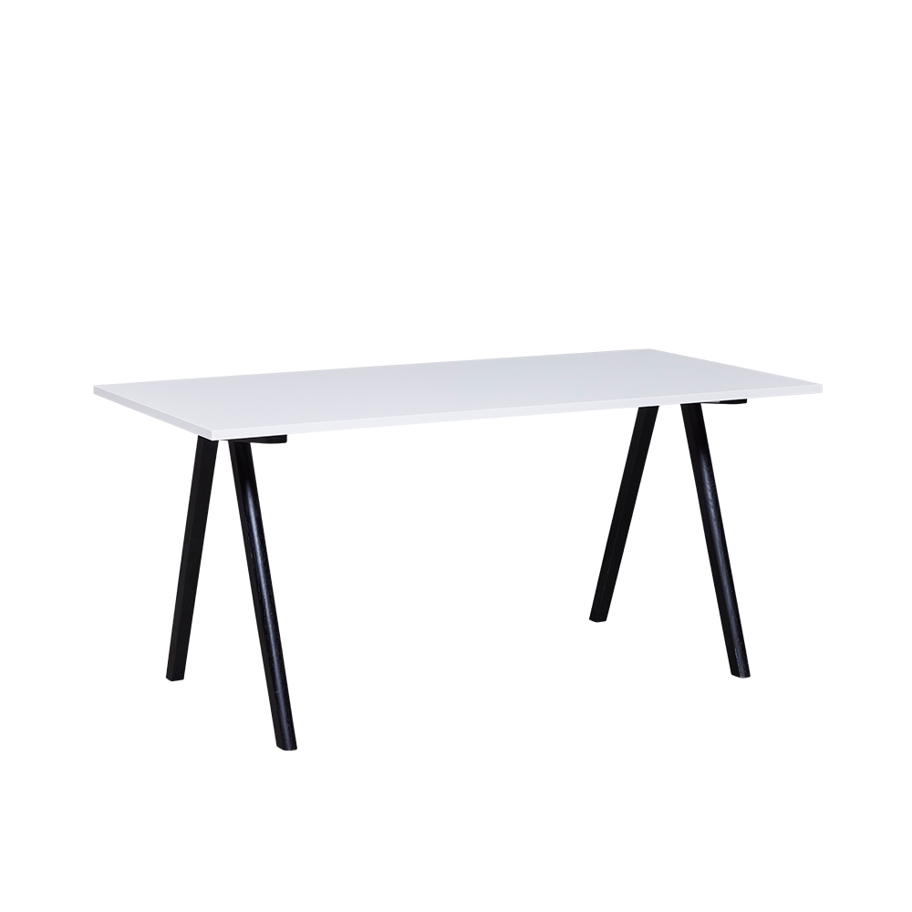 Clinton Table 160x80 schwarz/weiß mieten bei JMT Deutschland GmbH