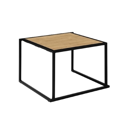 Quadrum 60x60x40 schwarz/Eiche - Eiche mieten bei JMT Deutschland GmbH