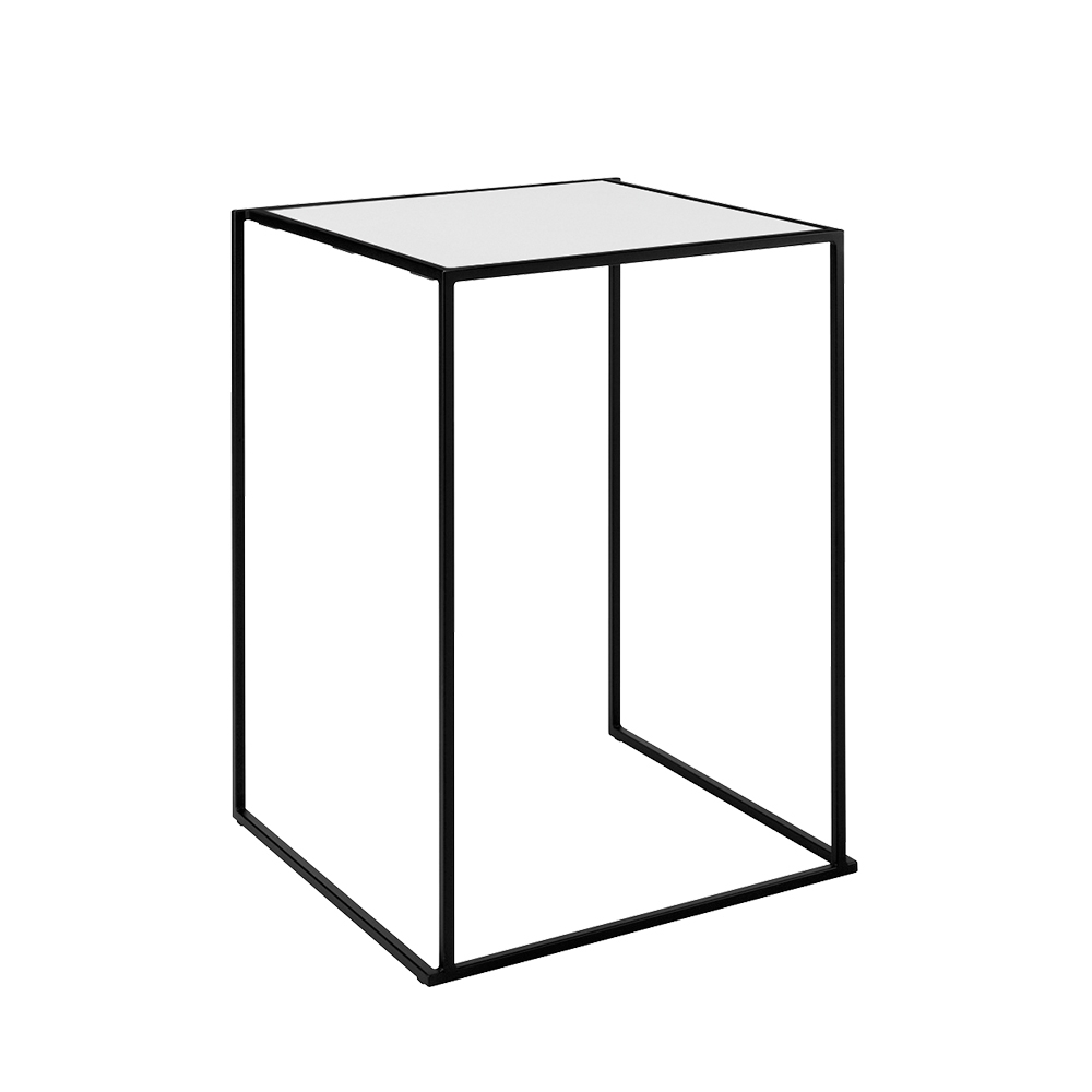 Quadrum 80x80x108 schwarz/weiß - Weiß mieten bei JMT Deutschland GmbH