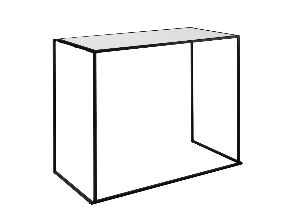 Quadrum 140x70x108 schwarz/weiß - Weiß mieten bei JMT Deutschland GmbH