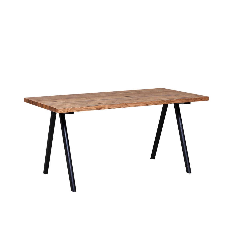Clinton Table 160x80 schwarz/Wood mieten bei JMT Deutschland GmbH