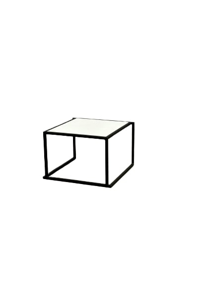 Quadrum 60x60x40 schwarz/weiß - Weiß mieten bei JMT Deutschland GmbH