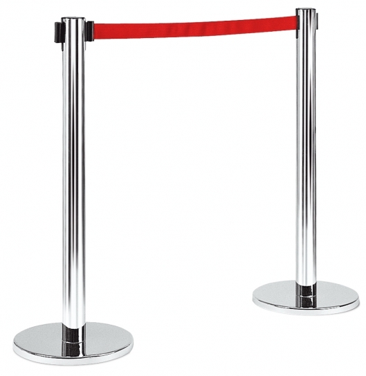 NO ENTRY - chrom / rot mieten bei JMT Deutschland GmbH