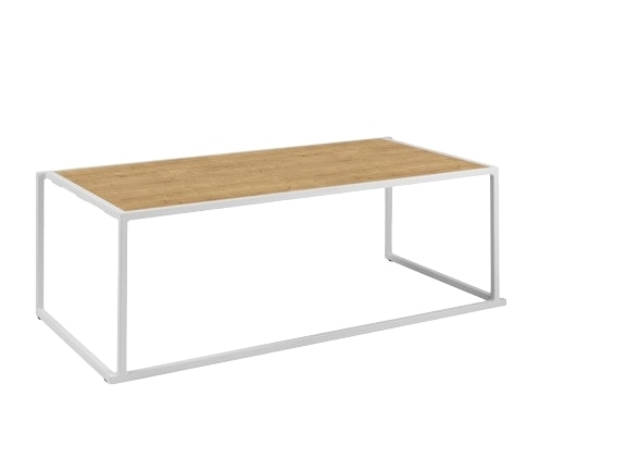 Quadrum 120x60x40 weiß/Eiche - Eiche mieten bei JMT Deutschland GmbH