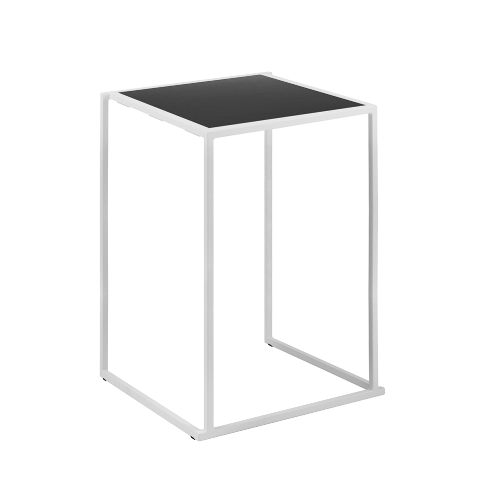 Quadrum 80x80x108 weiß/schwarz - Schwarz mieten bei JMT Deutschland GmbH