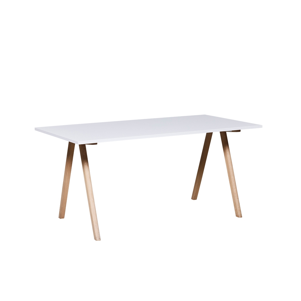 Clinton Table 160x80 Eiche/weiß mieten bei JMT Deutschland GmbH