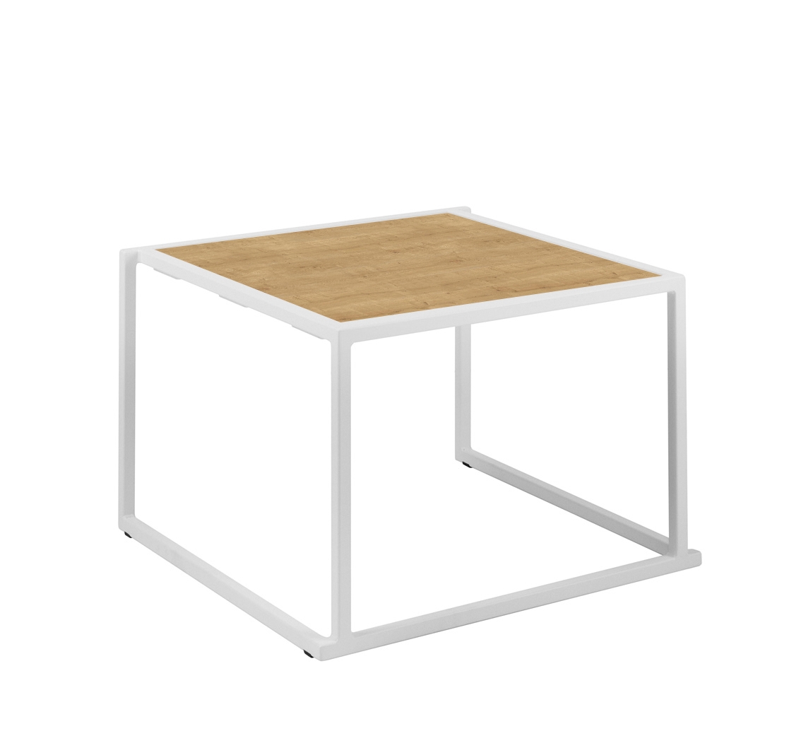 Quadrum 60x60x40 weiß/Eiche - Eiche mieten bei JMT Deutschland GmbH