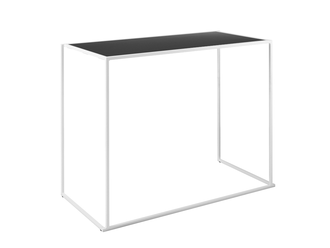 Quadrum 140x70x108 weiß/schwarz - Schwarz mieten bei JMT Deutschland GmbH
