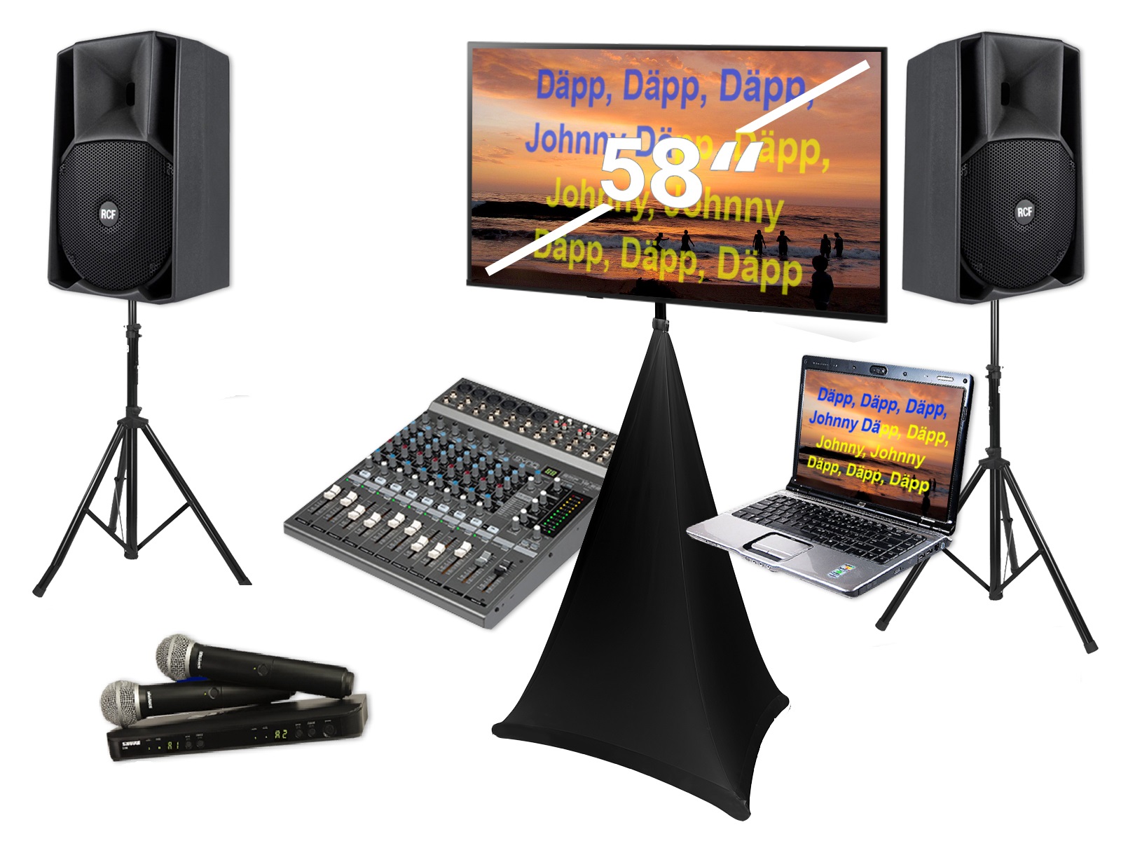 Karaoke-Anlage „Mini 58“ mieten