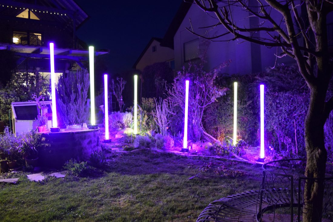 Akku Deko-Element Set 8er „Spot & Tube Set“ mieten