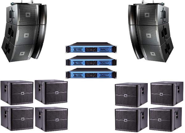 PA Anlage JBL VRX System 2.5 mieten