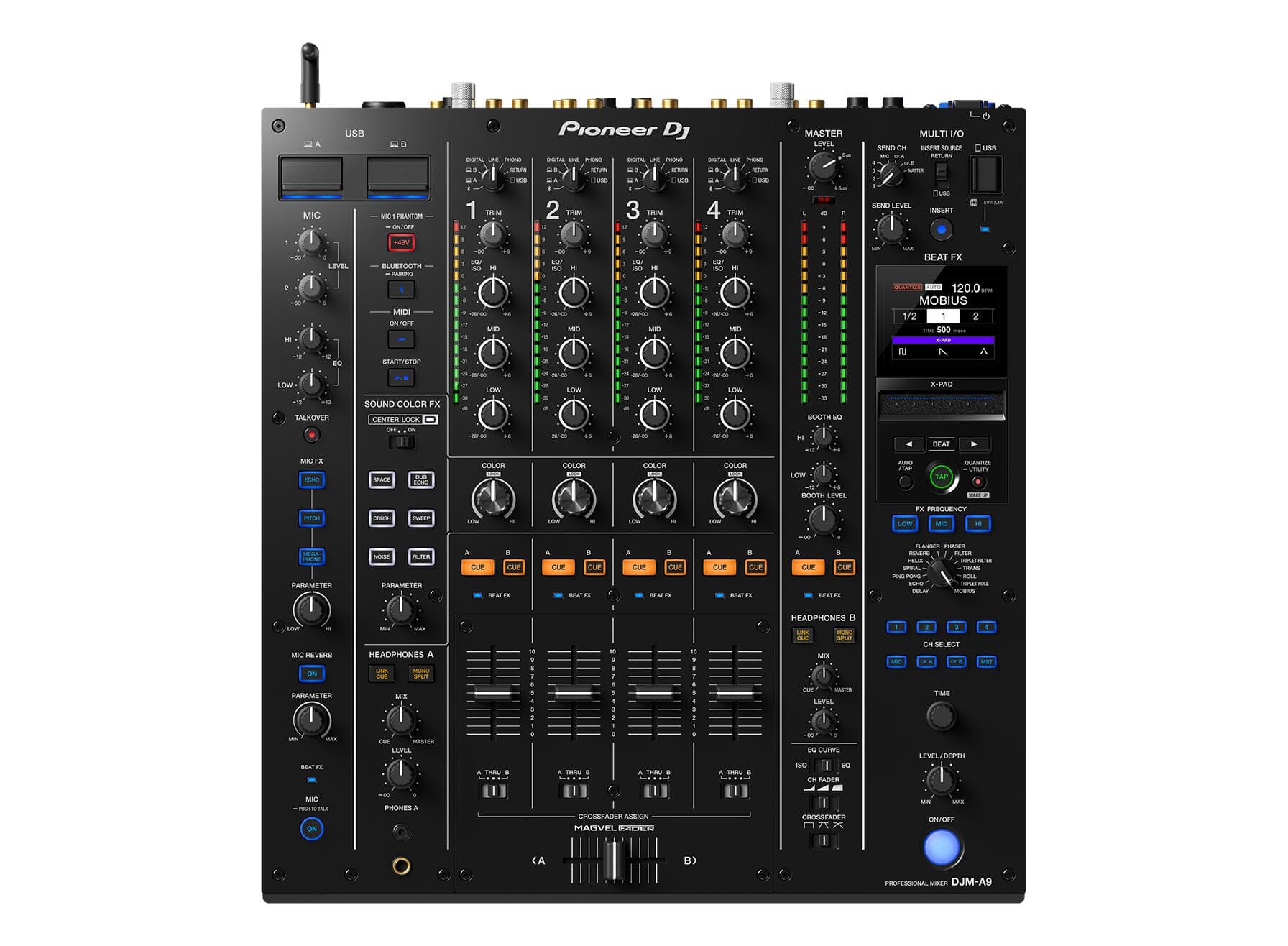 DJ Mixer Pioneer DJM A9 mieten bei LSD Ton- & Lichtverleih (vertreten durch M. Diamantidis; 'lt
