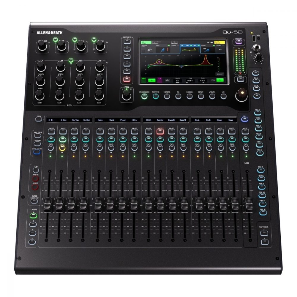 Digitales Mischpult Allen Heath QU5 mieten