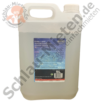 Bubble Juice 5l Fluid für Seifenblasenmaschine mieten