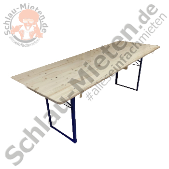 FZG-Tisch 220x80 mieten bei Schlau-Mieten.de