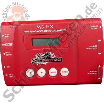 DECIMATOR MD-HX mieten bei Schlau-Mieten.de
