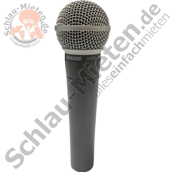 SHURE SM58 mieten bei Schlau-Mieten.de