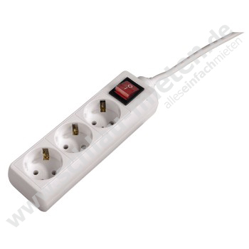 Schuko 3er-Verteilerdose 0,5m S mieten