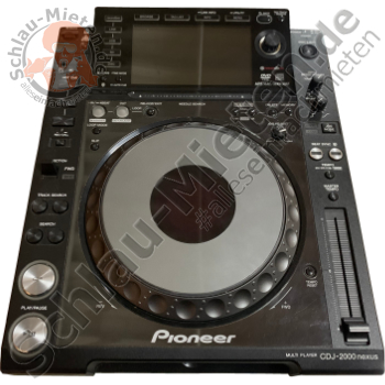 PIONEER CDJ 2000 NEXUS mieten bei Schlau-Mieten.de c/o MDP EventLogistik, Inhaber Jan Prager (