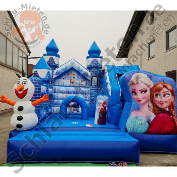 Hüpfburg 36m² Elsa und Olaf mieten