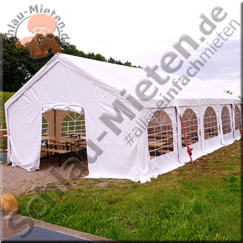 PartyZelt PVC 5m x 10m modular mieten bei Schlau-Mieten.de