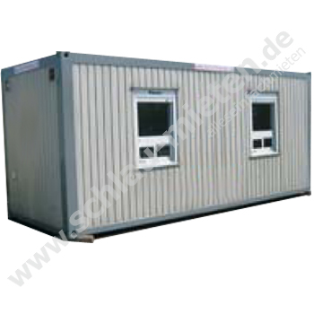 Kassencontainer 20ft 2 Fenstern mieten