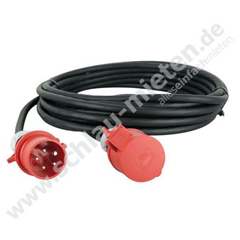 CEE 32A Kabel 10m mieten bei Schlau-Mieten.de c/o MDP EventLogistik, Inhaber Jan Prager (