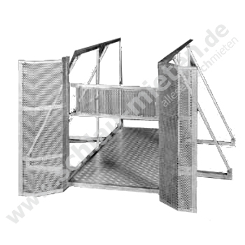 Eingangsschleuse aus Aluminium Rollstuhl mieten