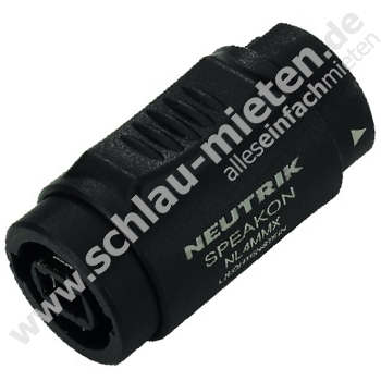 Speakon Kupplung Neutrik NL-4MMX mieten