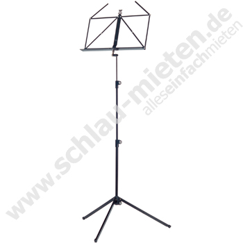 K&M 100/1 Notenpult schwarz mieten