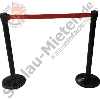 Absperrgurtband/Tensatoren 200 rot mieten