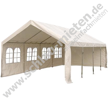 PartyZelt PVC 4m x 8m mieten bei Schlau-Mieten.de