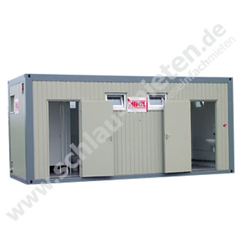Toilettencontainer 20ft Toi600DH mieten