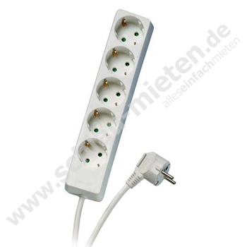 Schuko 5er-Verteilerdose 0,5m mieten