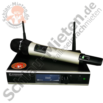 SENNHEISER G9 SL DW3 Handsender-865-Bundle mieten bei Schlau-Mieten.de