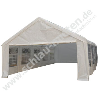 PartyZelt PVC 4m x 10m mieten bei Schlau-Mieten.de