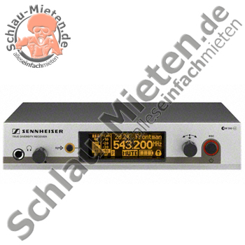 SENNHEISER eW300G3 UHF-Empfänger E mieten bei Schlau-Mieten.de