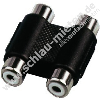 Cinch-Kupplung female-female Stereo mieten