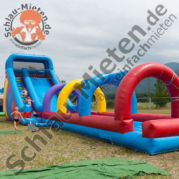 Wasserrutsche Waterslide Megarutsche 18m mieten