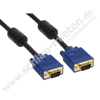 VGA-Datenkabel (Monitorkabel) 20m mieten