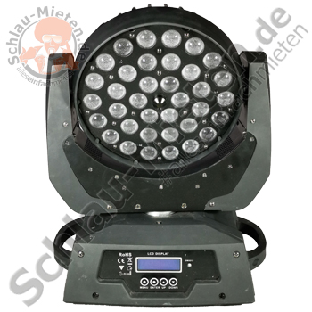 LED 36X10W RGBW Wash Moving Head mieten