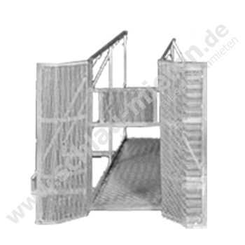 Eingangsschleuse aus Aluminium mieten