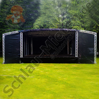 TrailerBühne X48 Rundbogen-Hängerbühne mieten