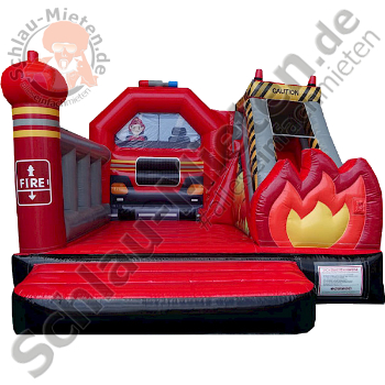 Hüpfburg 20m² Feuerwehrburg mieten