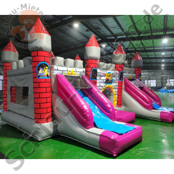 Hüpfburg 42m² Fire Castell mieten